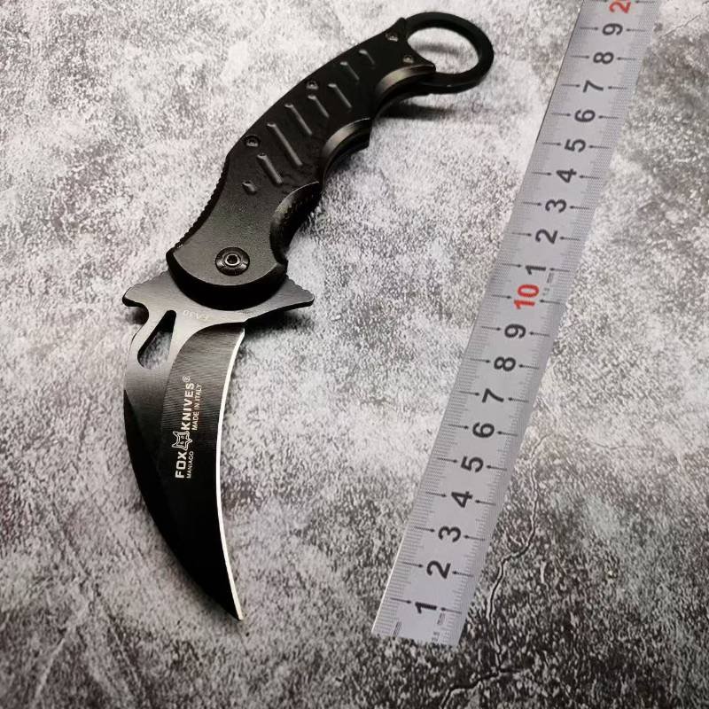 FOX Folding Karambit Outdoor Tool Black