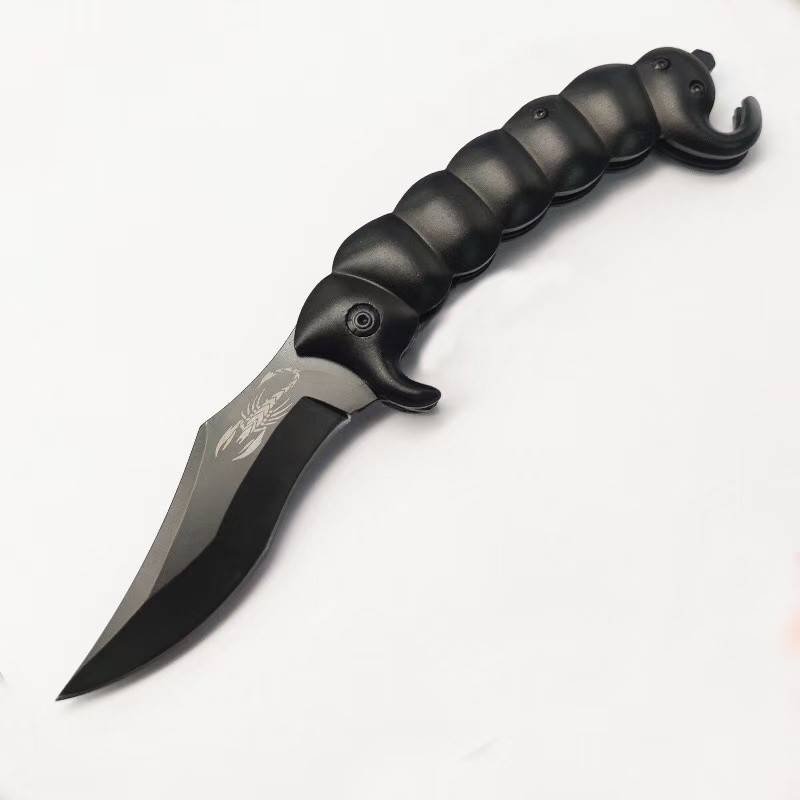 Folding Outdoor Tool Scorpion Black YJ214